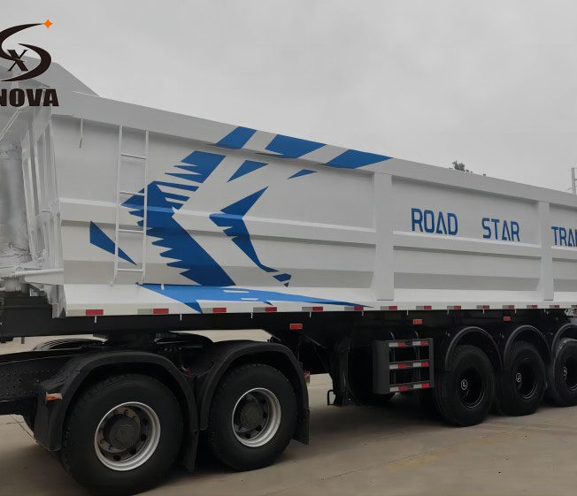 3 axles DUMP semi-trailer